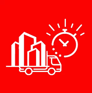 icono de mudanza de oficina