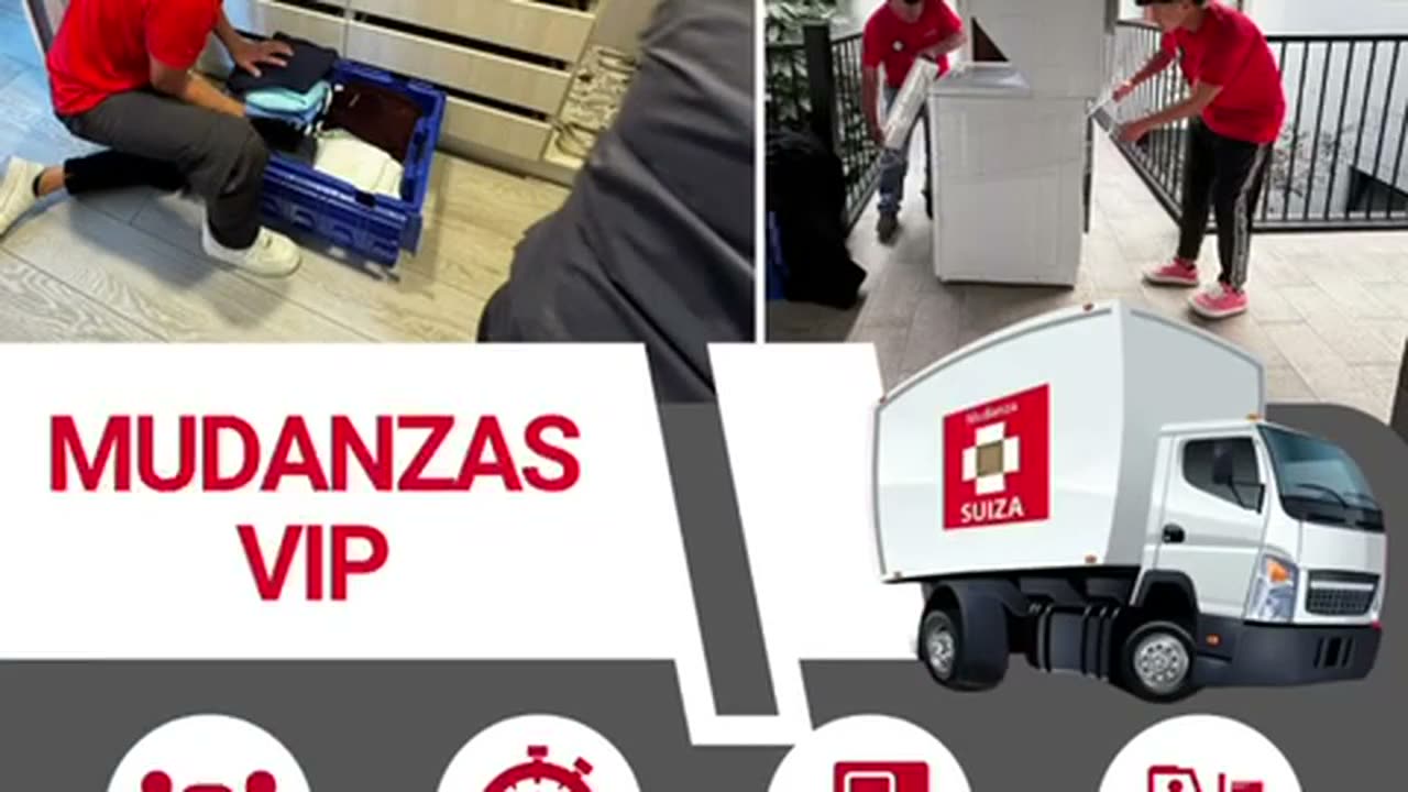 Equipo de Mudanza Suiza cargando una mudanza en Quito
